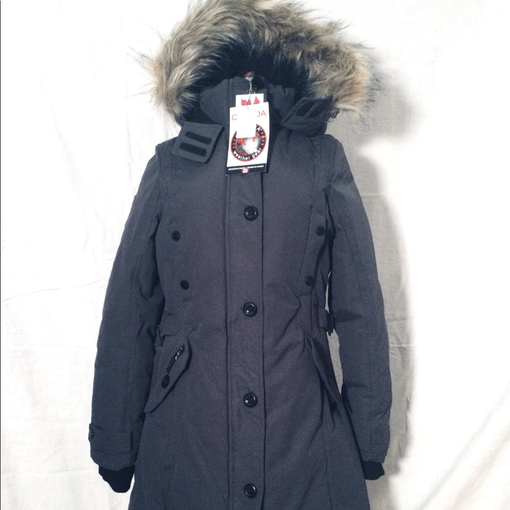 CANADA WEATHERGEAR Parka M Charcoal NWT